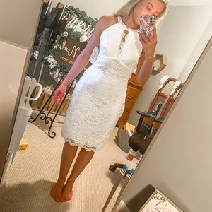 NWT white lace dress